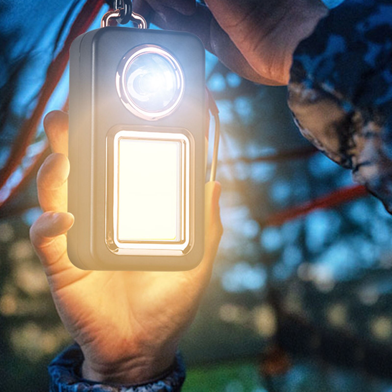 Cheap Goat Tents LED Camping Light USB Rechargeable 2 Gears Outdoor Tent Lamp Travel Lamp Portable Lanterns Emergency Lighting Tool   